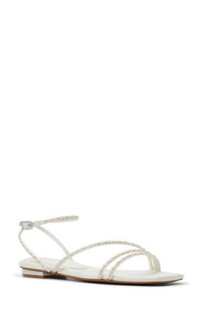 Aldo Marjorie Ankle Strap Sandal in White at Nordstrom, Size 7.5