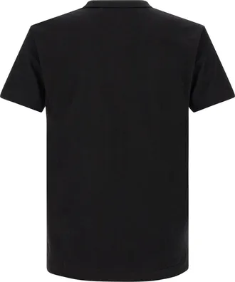 Comme Des Gar&ccedil;ons Heart-Patch Logo T-Shirt - Black