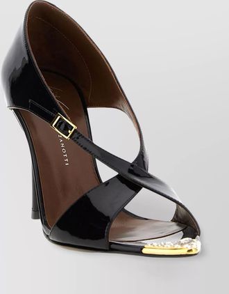 Giuseppe Zanotti sandals intrigue gold-tone detail