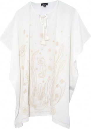 Echo NeptuneS Garden Caftan in Cream at Nordstrom, Size X-Small