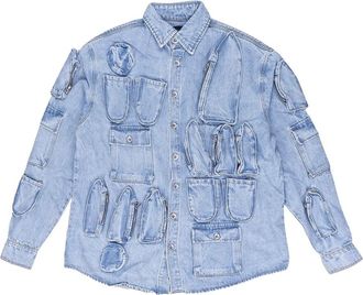 Who Decides War by Ev Bravado Cappotto con tasche - Blu