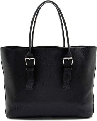 Louis Vuitton Black Taurillon Leather Cabas Voyage (Authentic Pre-Loved)