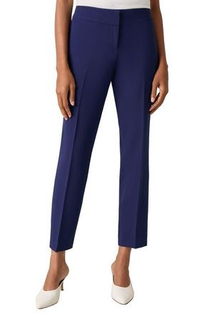 Kasper Ava Straight Leg Pants in Kasper Navy at Nordstrom, Size 16P