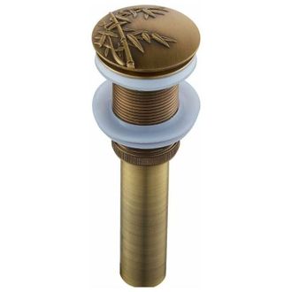 OEM Nazalus - Gran Oferta - Tap&oacute;n De Desag&uuml;e Autom&aacute;tico De Apertura Por Presi&oacute;n Para Lavabo, Tap&oacute;n De Desag&uuml;e Emergente De Lat&oacute;n Antiguo Con Sistema De Cl