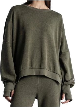 Sweet Pants Hoodies & sweatvesten, Dames, Groen, S, Katoen, Sweat Col Rond