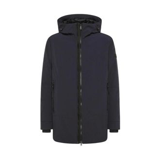 Peuterey Lange Parka - Heren - Mantels - Blauw - Maat: 2XL Jersey