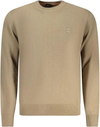 HUGO BOSS Heren, Truien, Bruin, Maat: 2XL Katoen