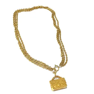 Chanel Vintage Gold Plated Necklace/Belt 2001
