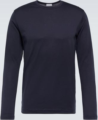 Sunspel Classic long sleeve cotton T-shirt