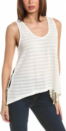 Bloomingdale's Runaway Sweater Stripe Washed Tank Top In Oat