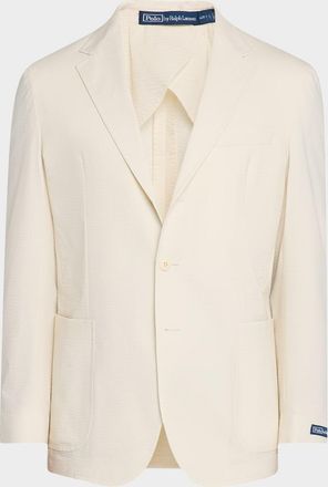 Polo Ralph Lauren Mens Polo Soft Seersucker Suit Jacket