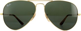 Ray-Ban Aviator Gold Green Sunglasses