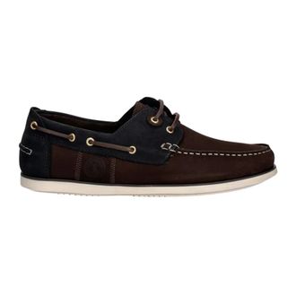 Barbour Wake Boat Shoe - Heren - Bootschoenen - Bruin - 45 EU - Leer - Schoenen