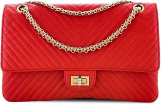 Chanel Reissue 2.55 Flap Bag Chevron Sheepskin 226 shoulder bag - Rood