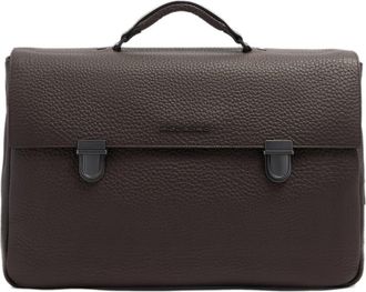 Piquadro Ca 7266W151 Leren Aktetas - Heren - Laptoptassen - Bruin - ONE Size - Leer - Tassen