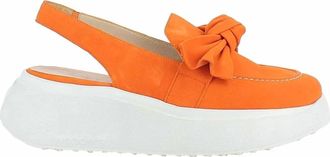 Wonders Womens Slingback Platform Sandal In Apricot