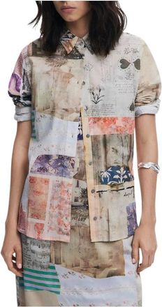 Desigual Mujer, Blusas y Camisas, Multicolor, Talla: XS