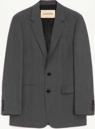 Valentino Valentino single-breasted wool jacket