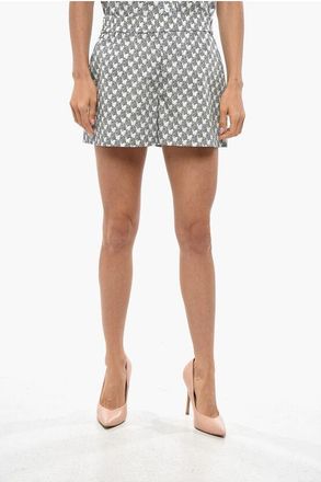 Tory Burch Popeline ZEBRA Shorts with Elastic Waistband size 40