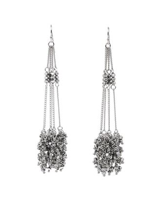 Saachi Saachi Cluster Drop Chain Earrings