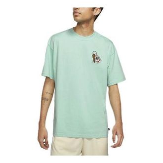 Nike SB Skateboard Round Neck Pullover Short Sleeve Green Light green DD1307-382