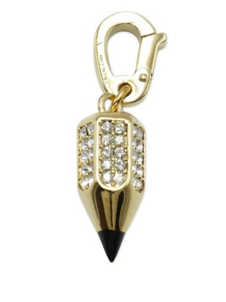 Valentino Garavani crystal-embellished pendant - men - Brass/glass - One Size - Gold