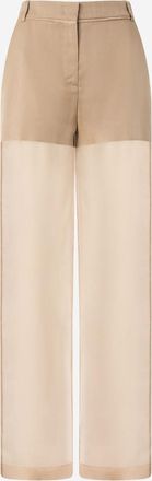 Pinko Beige Semi-Transparent Pants