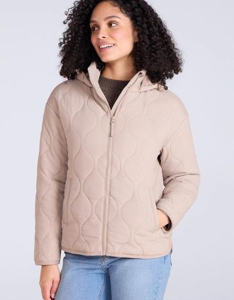 Mountain Warehouse Womens Mountain Warehouse Womens/Ladies Flora Quilted Jacket - Cream - Size: 20