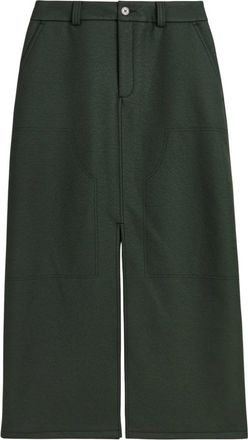 Soulland Daryl Rok - Dames - Maxi Rokken - Groen - L/Xl - Wol - Rokken