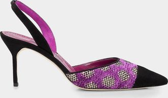Manolo Blahnik Capsli Gala Slingback Pumps