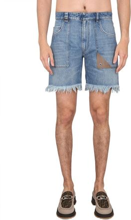 Fendi Denim Bermuda Shorts-Uomo
