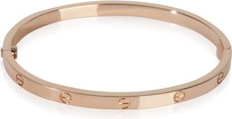 Cartier Pre-Owned Cartier Rose Gold Small Model Love Bracelet