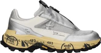 Premiata Sciliard 499 - Dames - Sneakers - Grijs - 36 EU - Leer - Schoenen