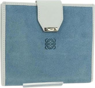 Loewe Pre-owned Wallets, female, Blue, Size: ONE SIZE Pre-owned Wallet