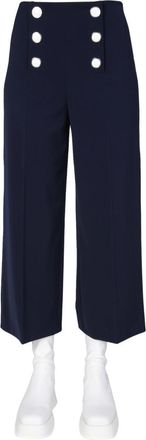 Moschino Wide Leg Trousers - Blue