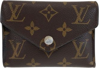 Louis Vuitton Brown Monogram Pvc Wallet (Tri-Fold) (Pre-Owned)