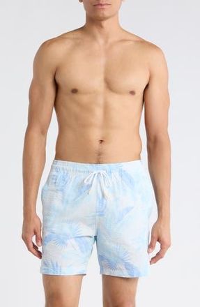Trunks Surf & Swim Co. Sano 6.5-Inch Swim Shorts in Light Blue at Nordstrom Rack, Size X-Large