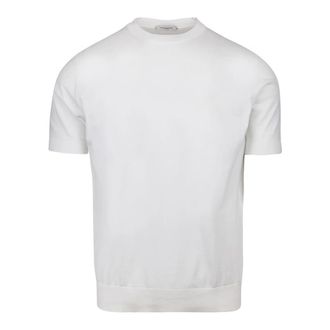 Paolo Pecora T-Shirts, male, White, Size: 2XL White Cotton T-shirt Regular Fit