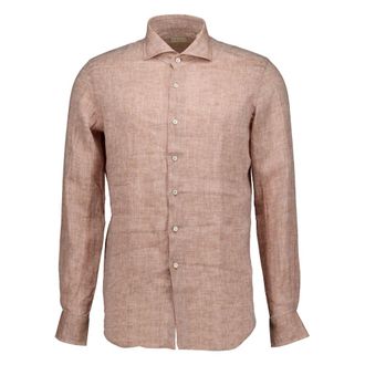 Xacus Washed Shirt - Heren - Casual Overhemden - Roze - XL - Overhemden