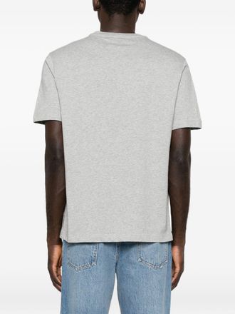 Emporio Armani Graphic Print Cotton T-Shirt - grey