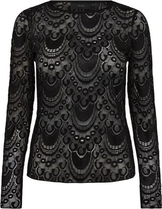 Copenhagen Muse Dames, Tops, Zwart, Maat: S