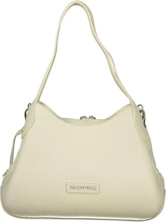 Valentino Polyethylene Handbag with Textured Finish - female - Valentino - Shoulder Bags - White - ONE SIZE - Bags