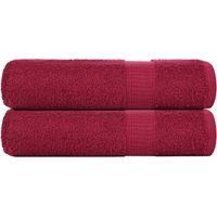 OEM Servilletas Frogn, 2 Unidades, Burdeos, 50x100 Cm, 360 G/m&sup2; - Crezuo