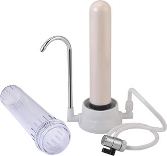 Infinite Filtro De Grifo Con Cartucho Cer&aacute;mico Para Reducir El Fl&uacute;or, El Cloro Y Los Metales - F&aacute;cil Instalaci&oacute;n - Filtro De Agua Para Cocina Y Ba&ntilde;o
