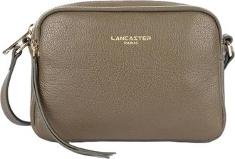 Lancaster Sac trotteur Zipp&eacute; S Dune - Dames - Tassen - Groen - Maat: ONE Size Leer