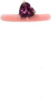 Fry Powers Gem + Enamel Stacking Ring in Rainbow Multi at Nordstrom, Size 6