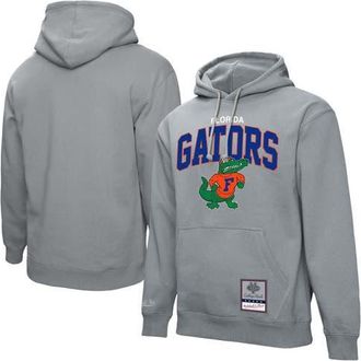 Mitchell & Ness Mens Mitchell & Ness Heather Gray Florida Gators Classic Arch Pullover Hoodie at Nordstrom, Size Xx-Large