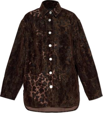 AllSaints Eden Shirt - Dames - Overhemden - Bruin - M - Katoen - Overhemden
