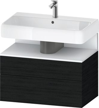Duravit Duravit - Qatego Mueble Bajo Lavabo, 1 Extra&iacute;ble Y 1 Caj&oacute;n