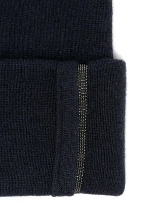 Brunello Cucinelli Womens Cashmere Embellished Beanie Aw25 W